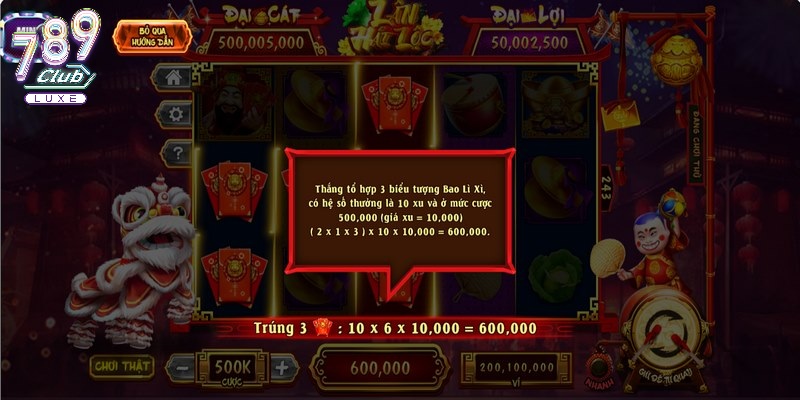 Các bước đơn giản để bạn tham gia trò chơi Lân Hái Lộc tại cổng game