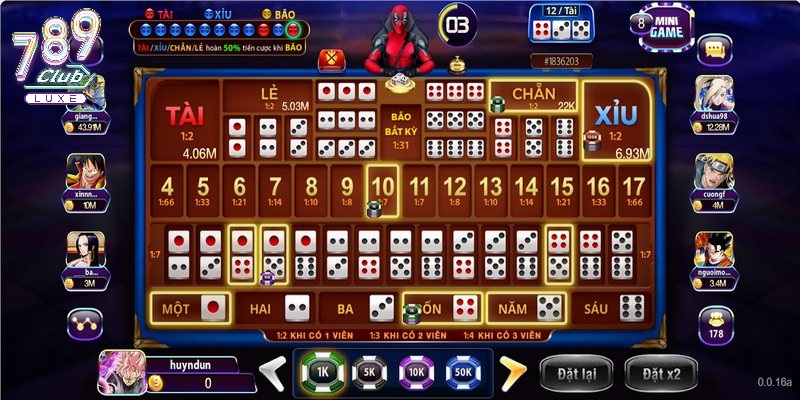 789Club thường xuyên đưa ra những chương trình khuyến mãi game Sicbo