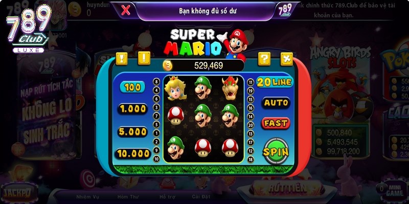 Hiểu rõ luật chơi và mức trả thưởng Super Mario để dễ thắng lớn